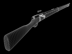 Murata rifle 3Dモデル