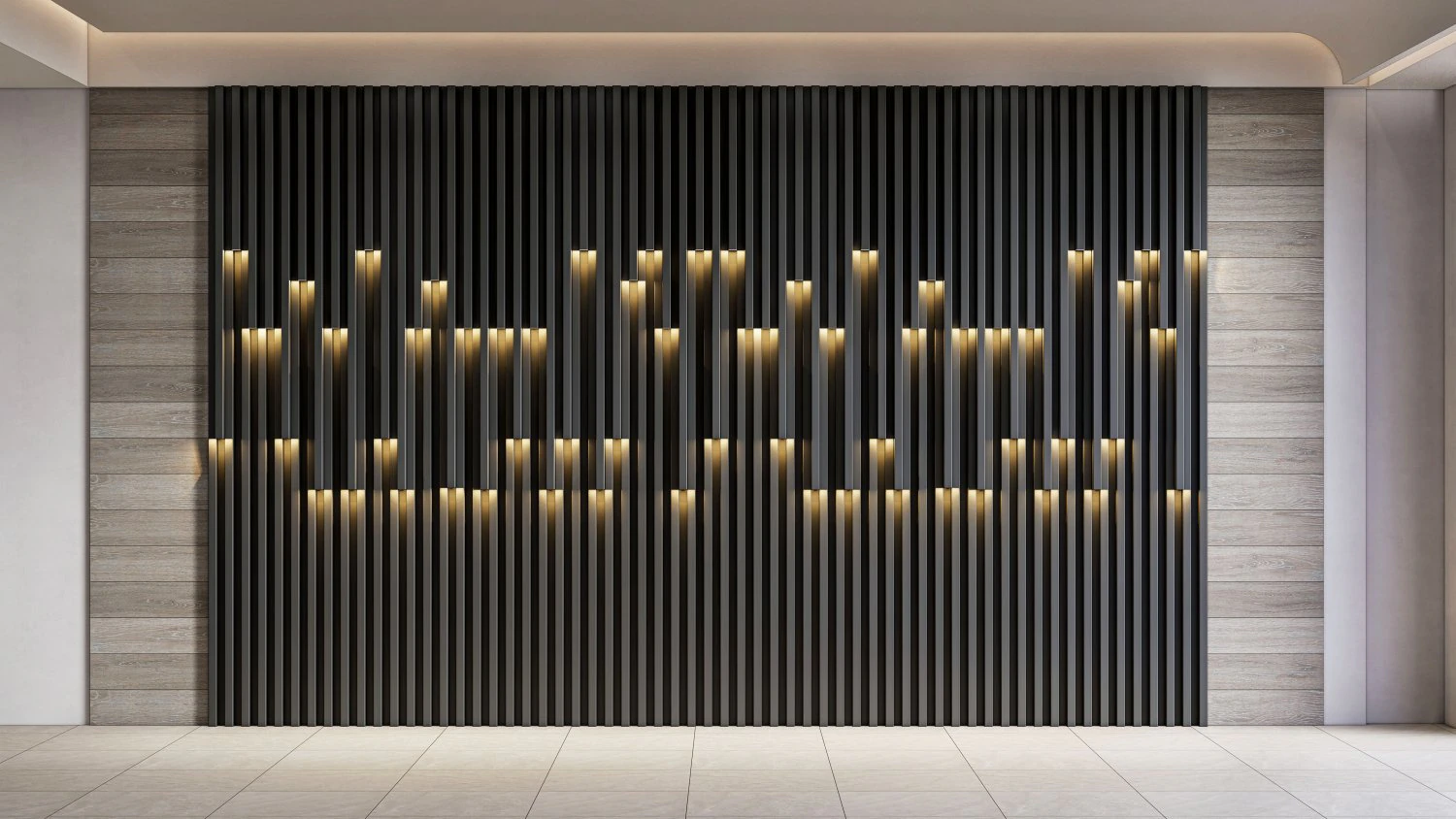 Wall decorative panel light Dynamic model Pre-Inst lighting 3D Model .c4d .max .obj .3ds .fbx .stl .blend 