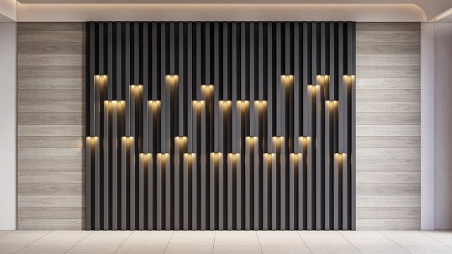 Panel hot sale lights wall