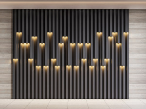 Wall decorative panel light Dynamic model Pre-Inst lighting 3Dモデル