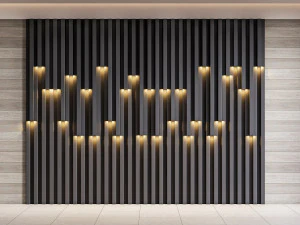 Wall decorative panel light Dynamic model Pre-Inst lighting 3D Model