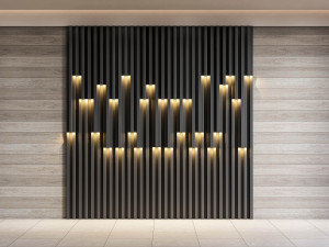 Wall decorative panel light Dynamic model Pre-Inst lighting 3Dモデル