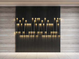 Wall decorative panel light Dynamic model Pre-Inst lighting 3Dモデル