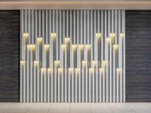 Wall decorative panel light Dynamic model Pre-Inst lighting 3Dモデル