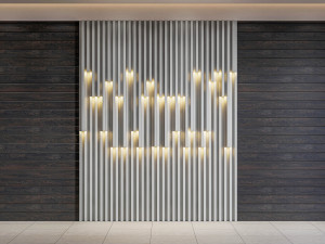 Wall decorative panel light Dynamic model Pre-Inst lighting 3Dモデル