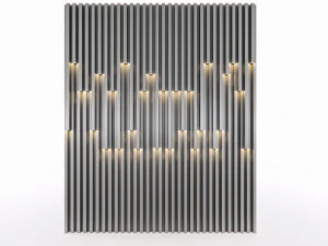 Wall decorative panel light Dynamic model Pre-Inst lighting 3D Model