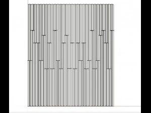 Wall decorative panel light Dynamic model Pre-Inst lighting 3D Model