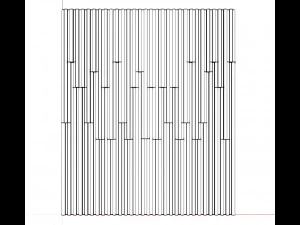 Wall decorative panel light Dynamic model Pre-Inst lighting 3D Model