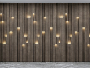 Wall decorative panel light Dynamic model Pre-Inst lighting 3Dモデル