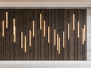 Wall decorative panel light Dynamic model Pre-Inst lighting 3D Model