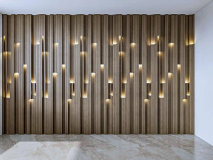 Painel de parede decorativo Painel de parede 3D Painel 3D Modelo 3D