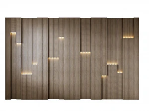 Painel de parede decorativo Painel de parede 3D Painel 3D Modelo 3D