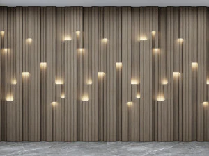 Painel de parede decorativo Painel de parede 3D Painel 3D Modelo 3D