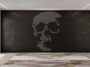 Dekorasi dinding Model 3D