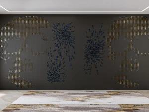 Dekorasi dinding Model 3D