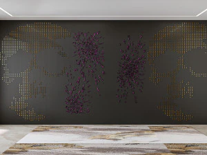 Dekorasi dinding Model 3D