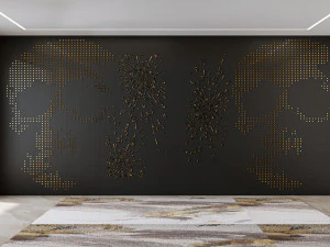 Dekorasi dinding Model 3D