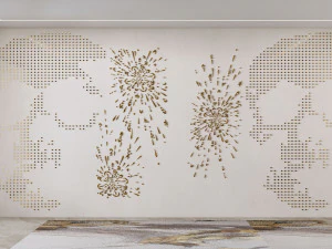 Dekorasi dinding Model 3D