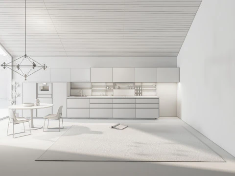 Cucina 0022 Modello 3D