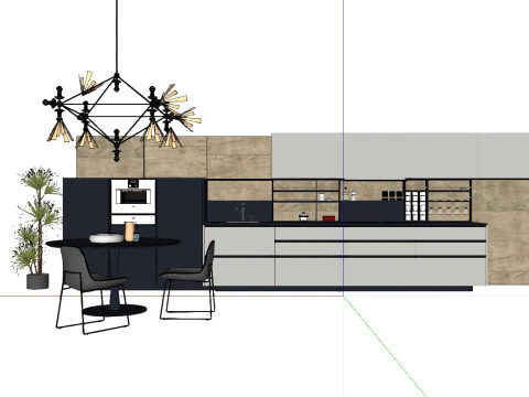 Cucina 0022 Modello 3D