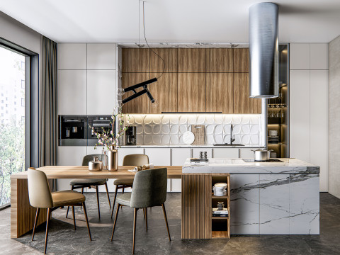 Kitchen Advanced Modeling scene 0023 3Dモデル