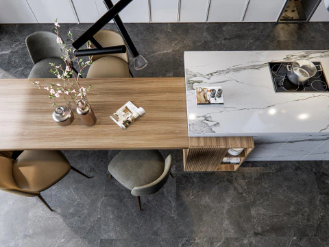 Scena di modellazione avanzata della cucina 0023 Modello 3D