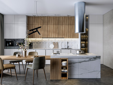 Kitchen Advanced Modeling scene 0023 Modèle 3D