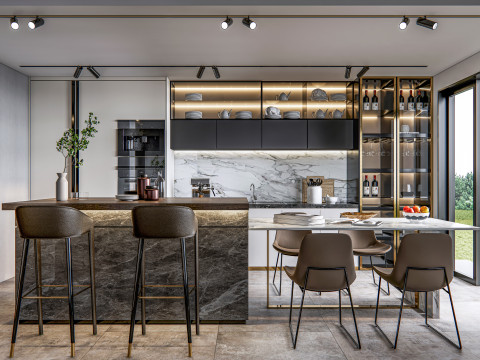Kitchen Advanced Modeling scene 0024 3D 모델