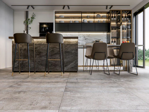 Кухня, сцена продвинутого моделирования 0024 3D Модель