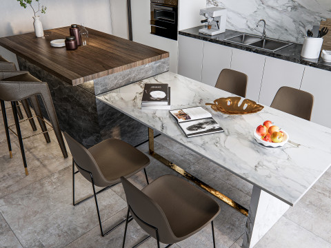 Kitchen Advanced Modeling scene 0024 3D 모델