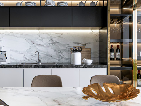Kitchen Advanced Modeling scene 0024 3D 모델
