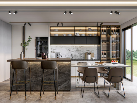 Kitchen Advanced Modeling scene 0024 3D 모델