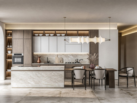 Kitchen Advanced Modeling scene 0025 3D Модель
