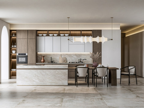 Kitchen Advanced Modeling scene 0025 3D Модель