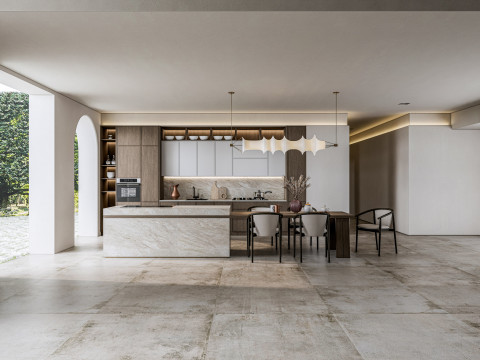 Kitchen Advanced Modeling scene 0025 3D Модель