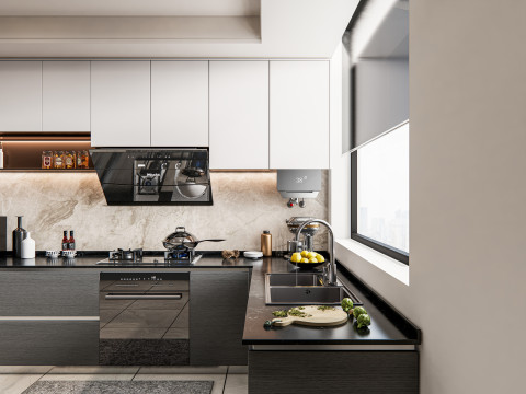 Kitchen Advanced Modeling scene 0033 3D Model