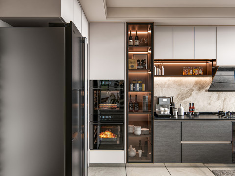 Kitchen Advanced Modeling scene 0033 3D Model