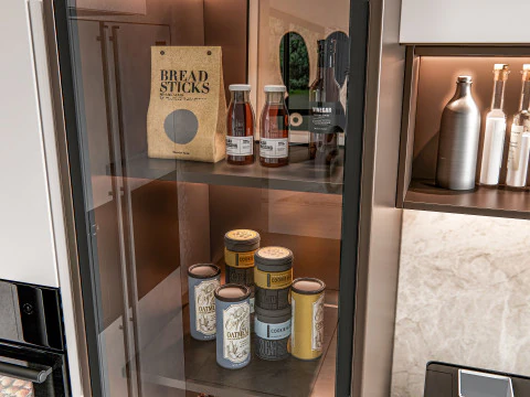 Scena di modellazione avanzata della cucina 0033 Modello 3D