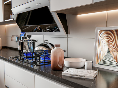 Kitchen Advanced Modeling scene 0034 3D Model
