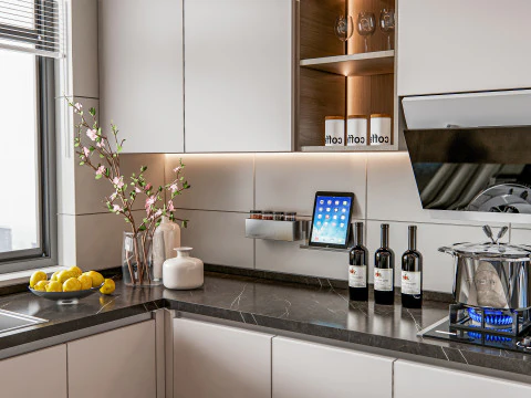 Scena di modellazione avanzata della cucina 0034 Modello 3D