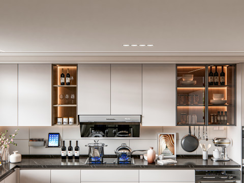 Kitchen Advanced Modeling scene 0034 3D Model