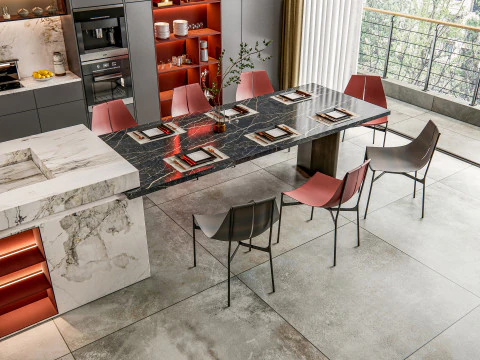 Scena di modellazione avanzata della cucina 0035 Modello 3D