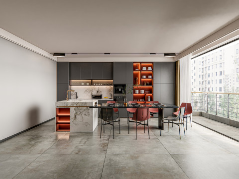 Kitchen Advanced Modeling scene 0035 Model 3D