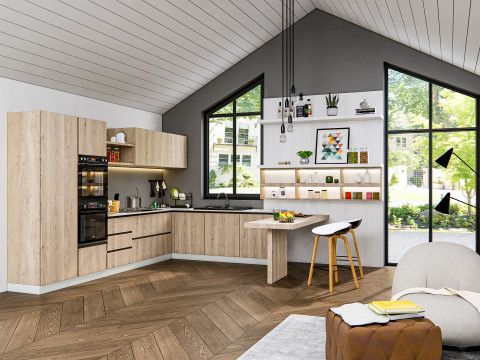 Kitchen Advanced Modeling scene 0036 3D Model