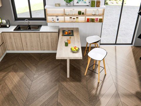 Scena di modellazione avanzata della cucina 0036 Modello 3D