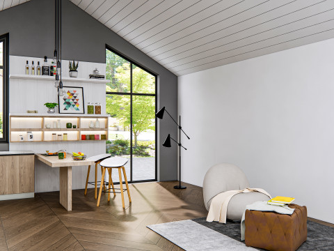Kitchen Advanced Modeling scene 0036 3D Model