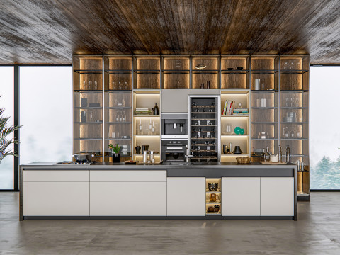 Kitchen Advanced Modeling scene 0037 3D Model