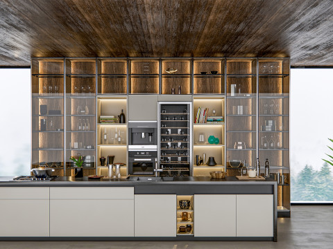 Kitchen Advanced Modeling scene 0037 Modèle 3D