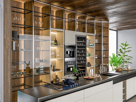 Kitchen Advanced Modeling scene 0037 Modèle 3D