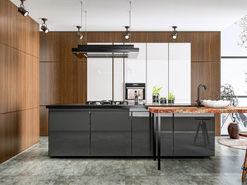 Scena di modellazione avanzata della cucina 0038 Modello 3D